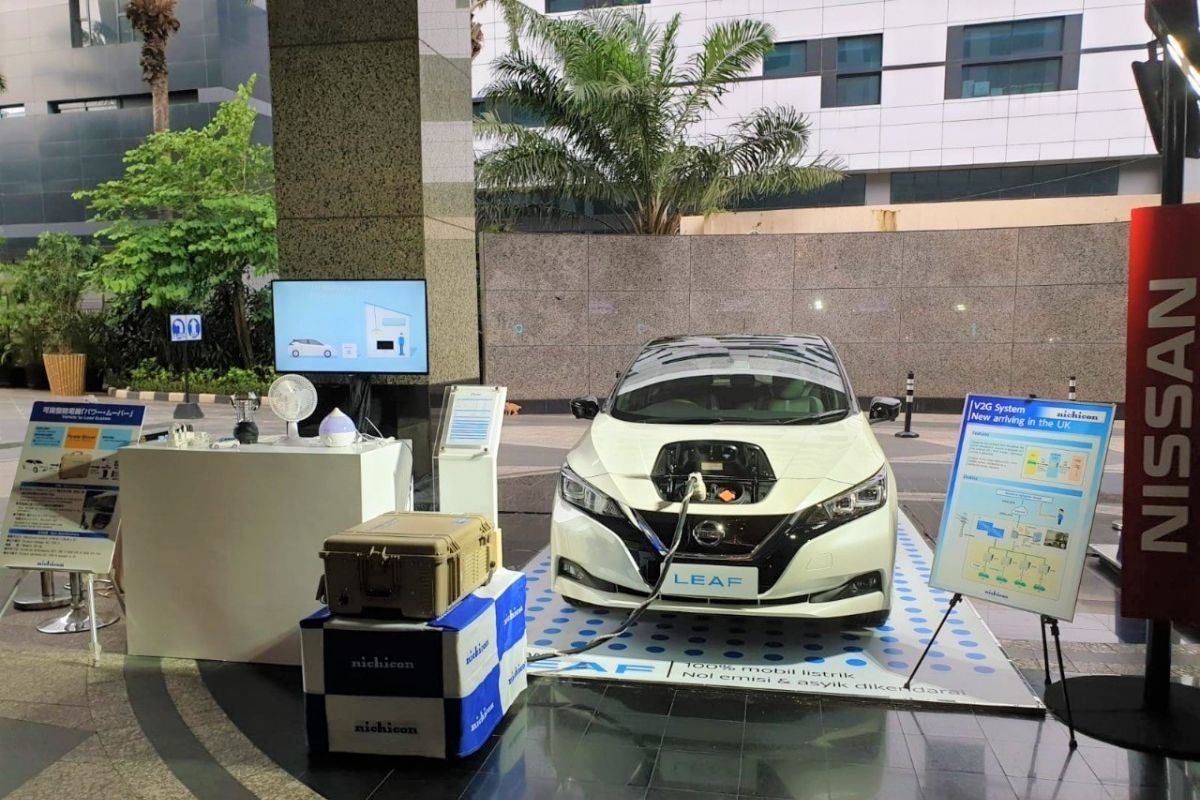 Ini dia, Nissan Leaf bisa memasok daya listrik untuk rumah tangga