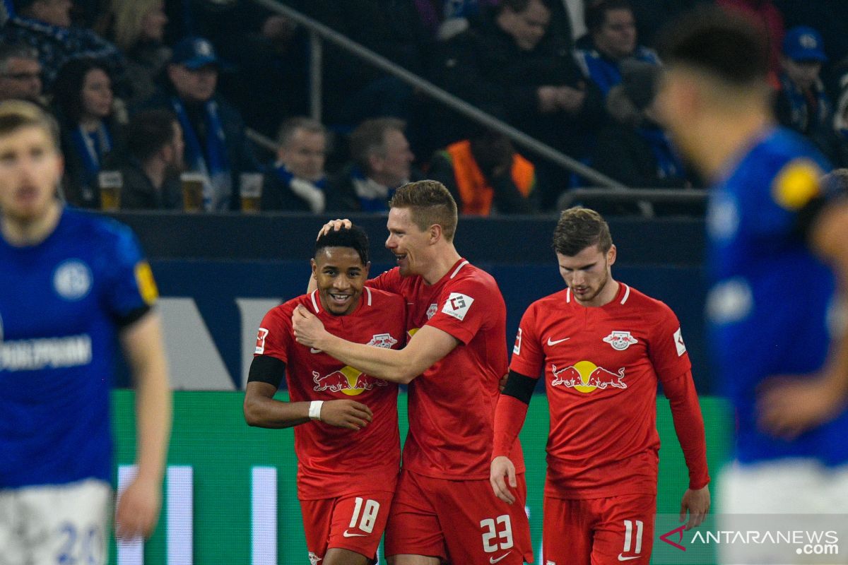 Liga Jerman, Leipzig pesta lima gol tanpa balas ke gawang Schalke