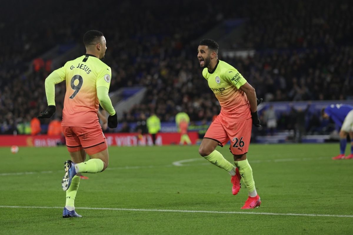 Gabriel Jesus bawa Manchester City menang di kandang Leicester