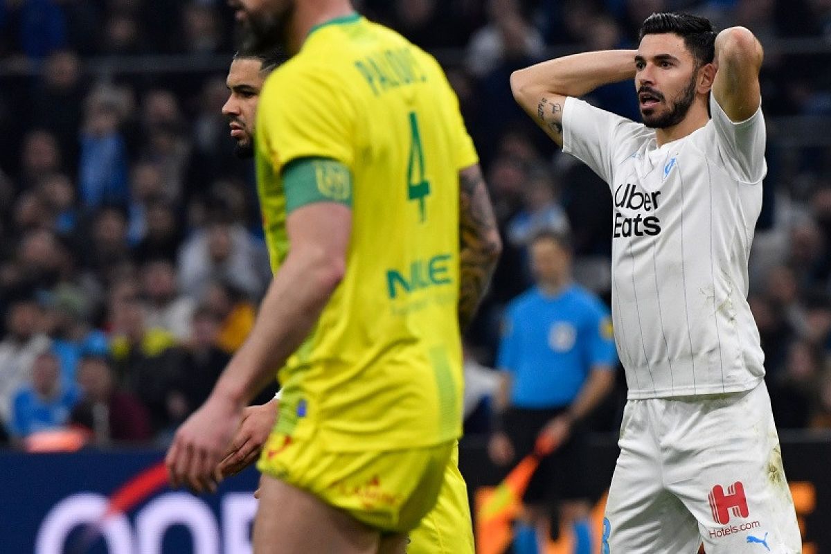 Marseille tumbang dari Nantes 1-3 di kandang