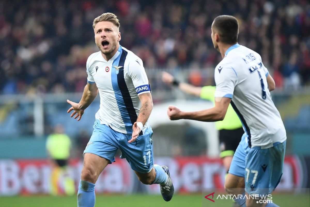 Lazio amankan tiga poin penuh dari kandang Genoa