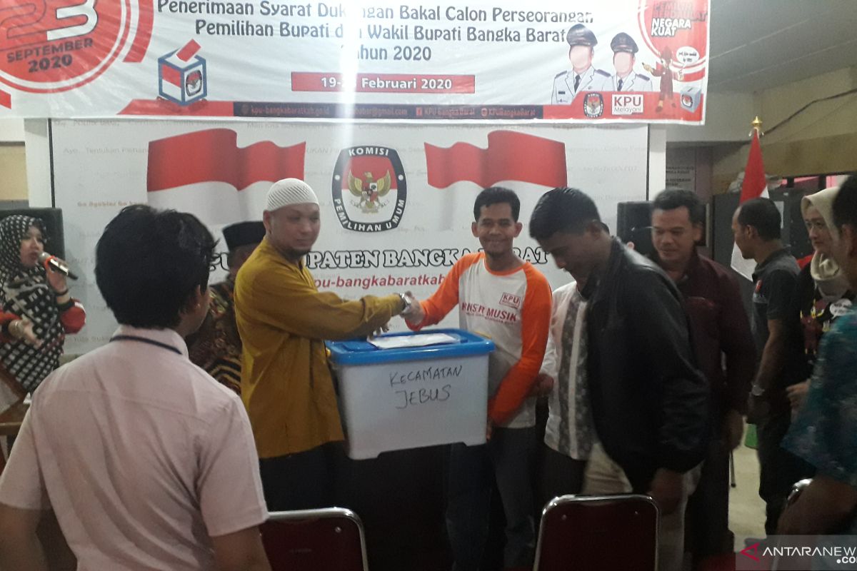 Rieza Parhan-Medi Hestri maju Pilkada Bangka Barat jalur perseorangan