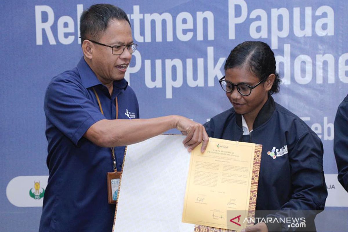 Perekrutan bersama BUMN, Pupuk Indonesia terima 12 putra-putri Papua