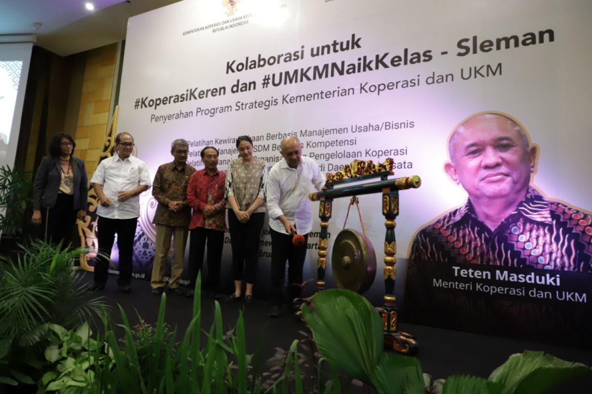 Menkop UKM buka pelatihan dan peningkatan SDM UMKM Sleman