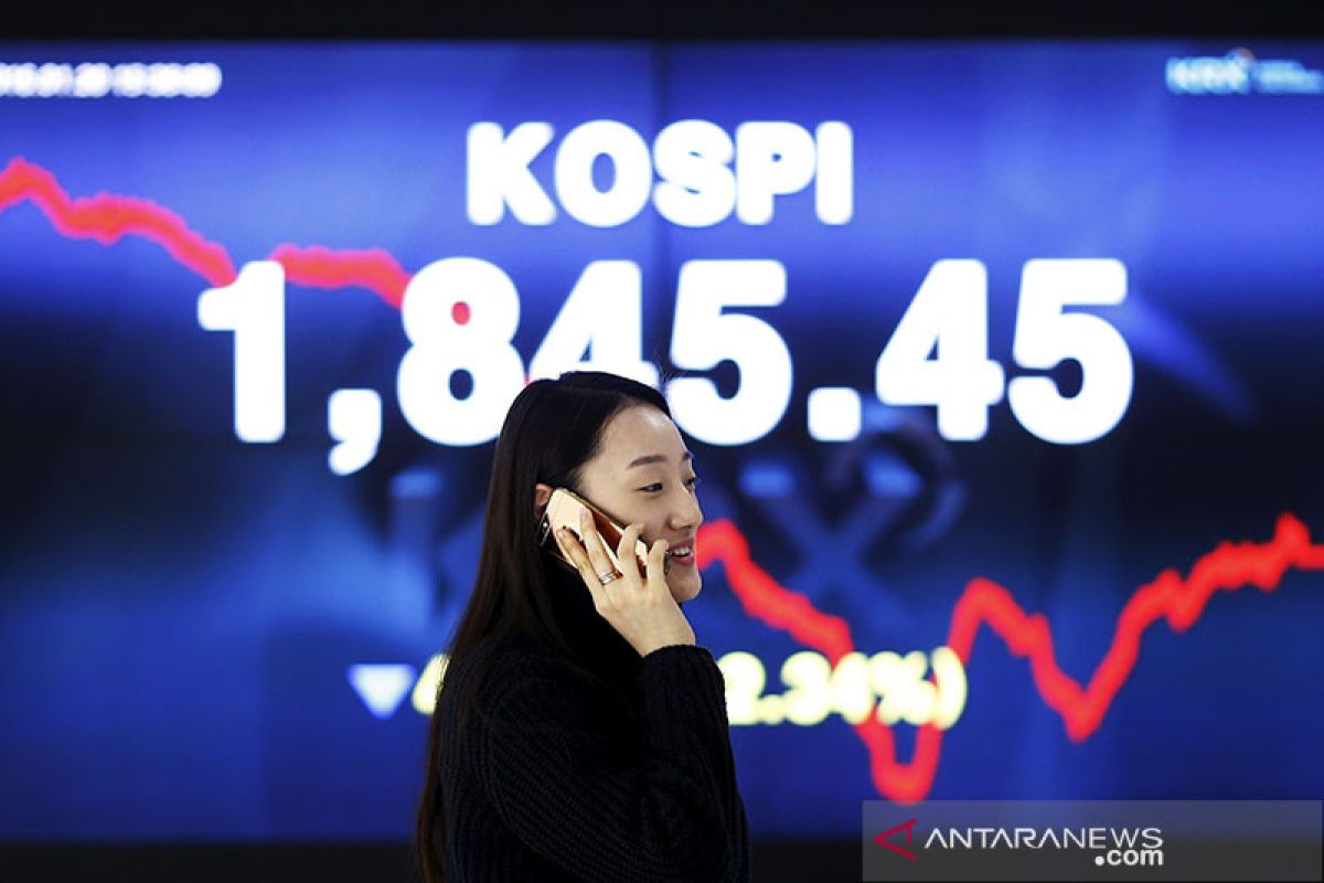 Bursa saham Seoul berakhir melemah, indeks KOSPI turun 1,34 persen