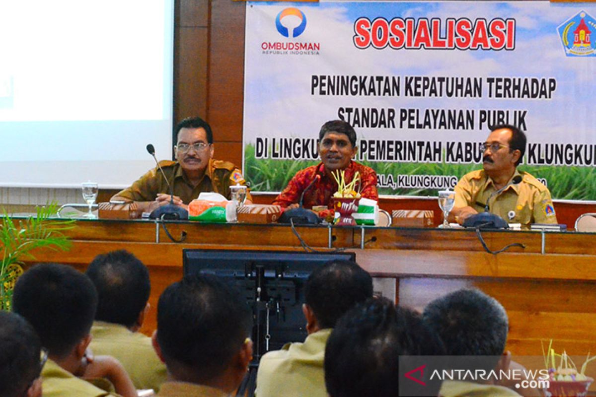 Ombudsman Bali sosialisasikan peningkatan pelayanan publik di Klungkung