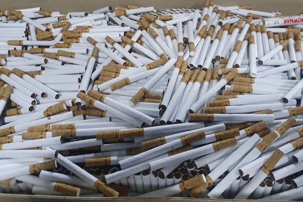 Bea Cukai gerebek gudang penyimpanan rokok ilegal di Kabupaten Malang