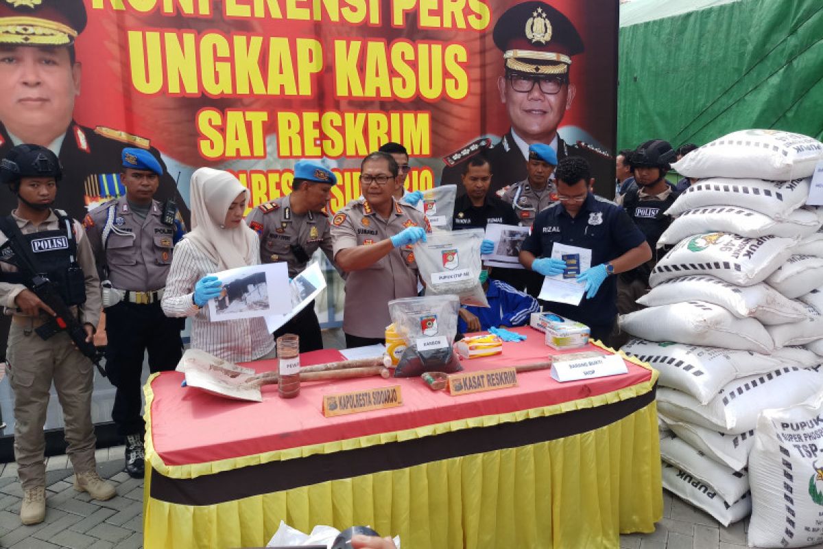 Kapolresta Sidoarjo:  Pupuk ilegal dipasarkan di luar Jawa