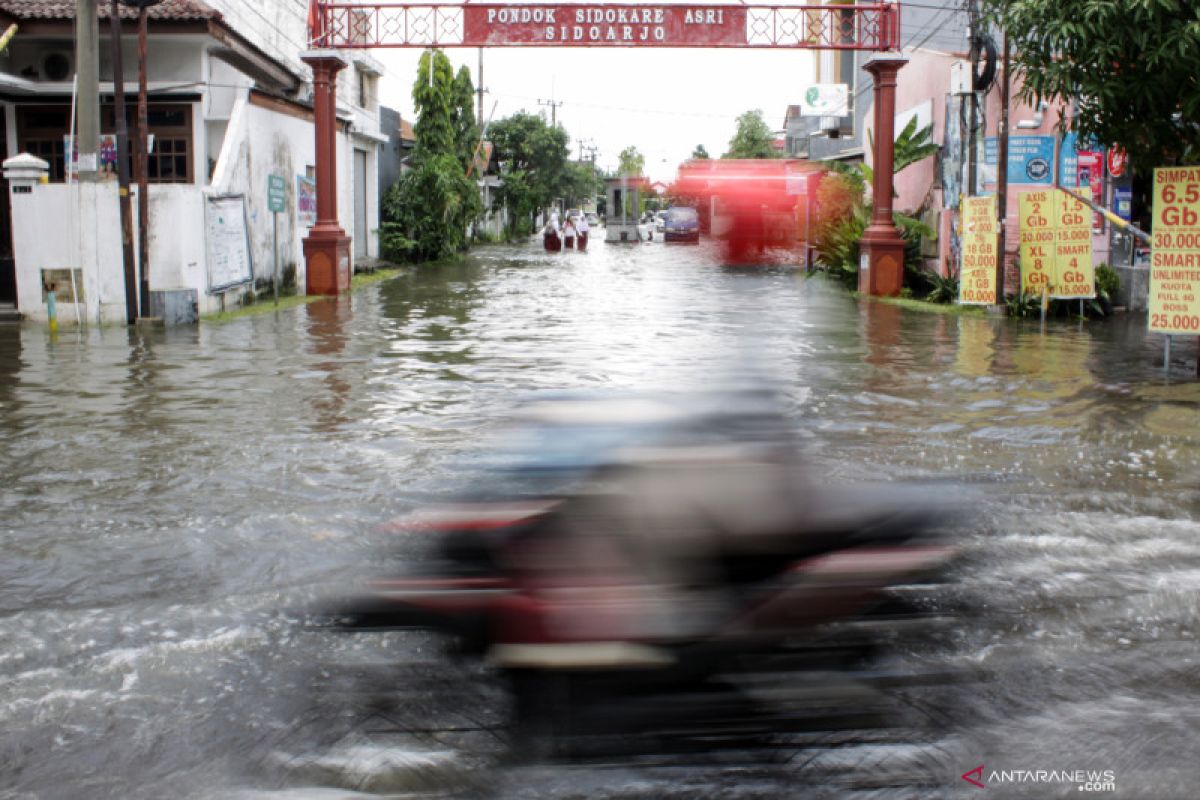 Sejumlah wilayah di Sidoarjo terendam banjir