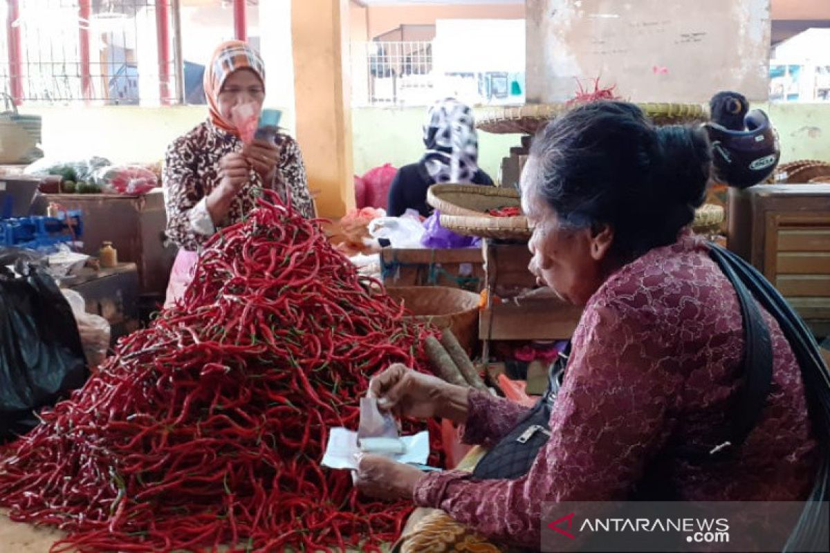 Harga cabai keriting di Kota Yogyakarta merangkak naik
