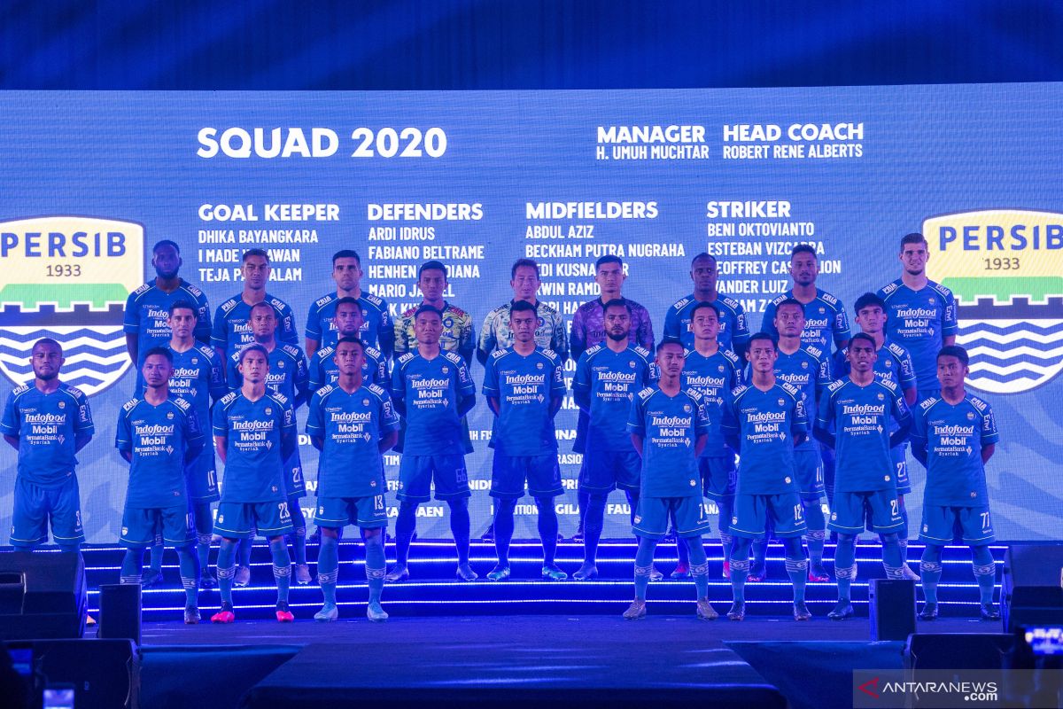 Persib merilis jersey dan tim untuk mengarungi musim Liga 1 2020