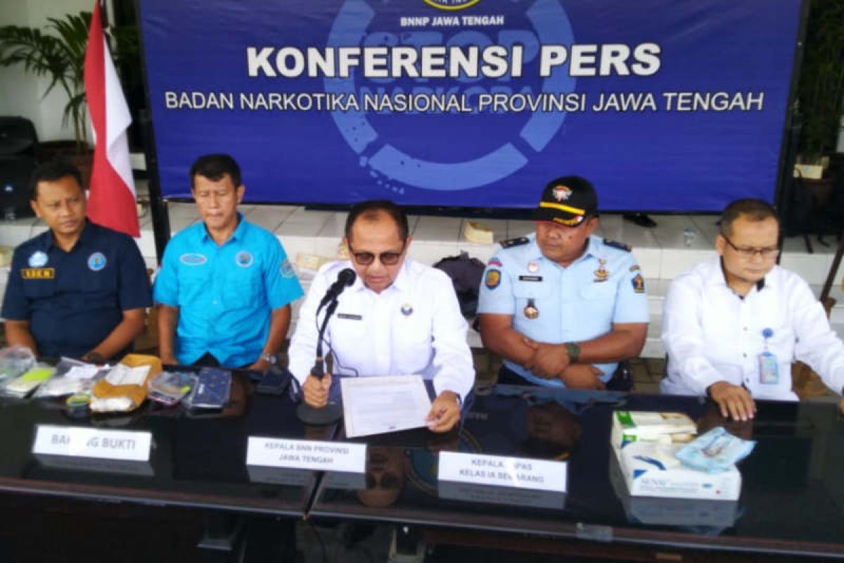 BNN Jateng mengungkap peredaran sabu dikendalikan napi Kedungpane