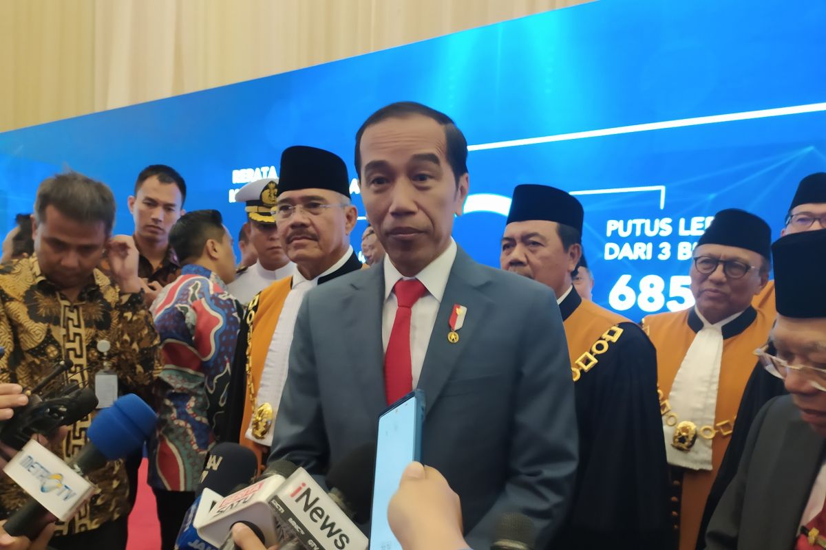 Presiden Jokowi belum pikirkan 