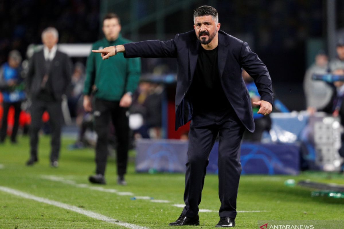 Gattuso: Napoli akan kenakan helm dan baju besi di Camp Nou