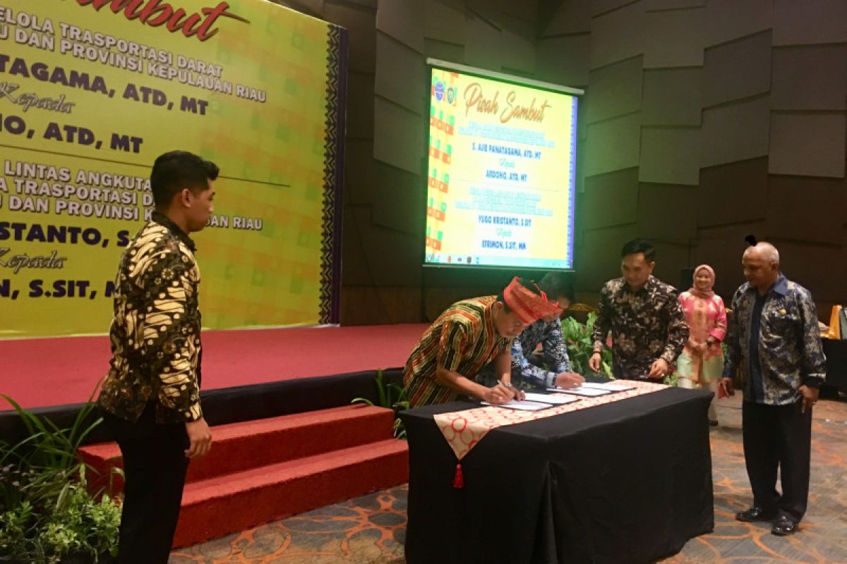 Pisah sambut Kepala BPTD Wilayah IV Riau-Kepri