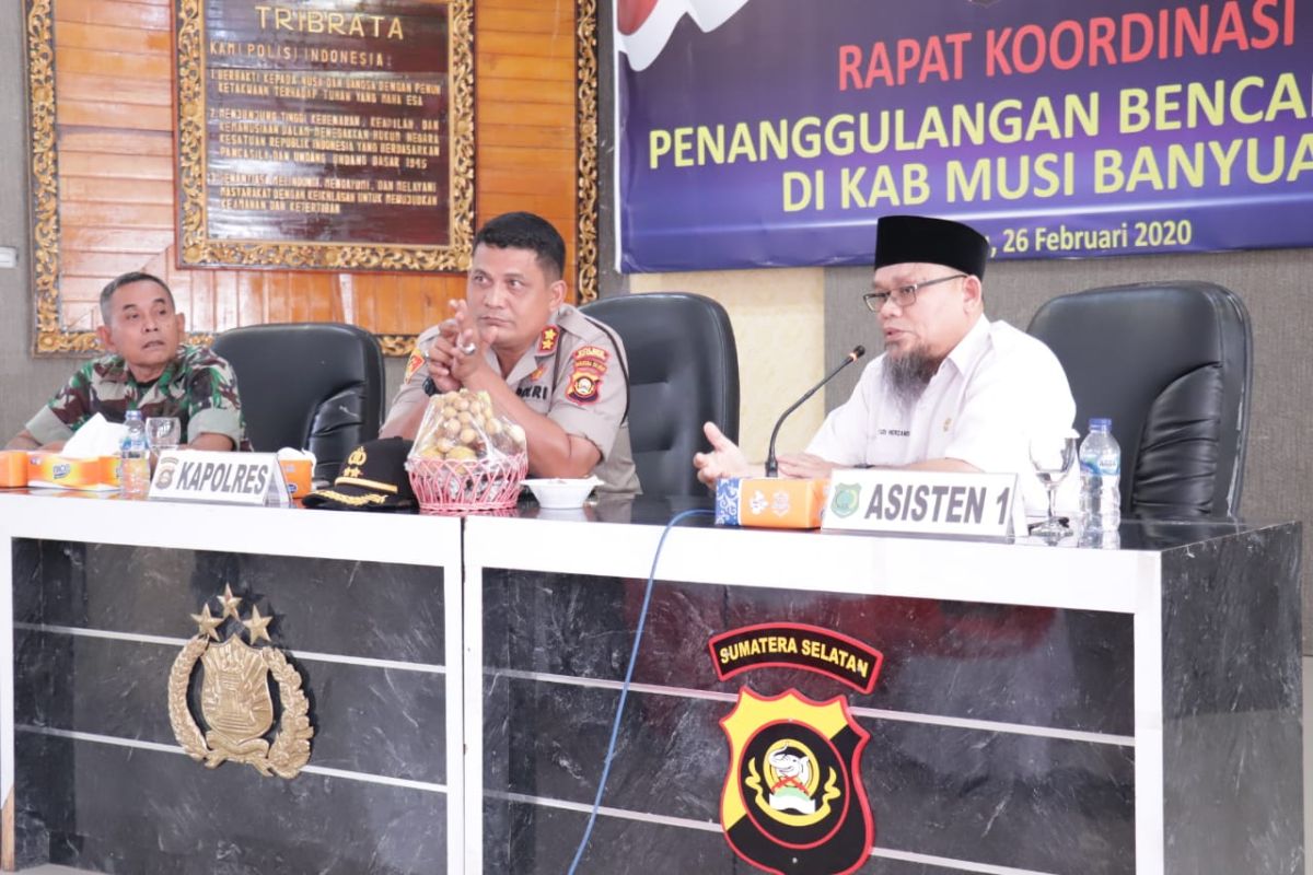 Lima kecamatan di Musi Banyuasin banjir