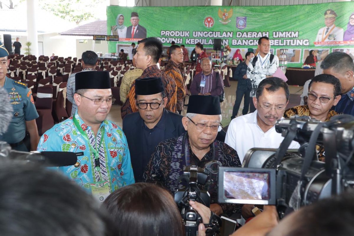 Wapres Ma'ruf Amin minta Kemenkes optimalkan jambanisasi di Bangka Belitung