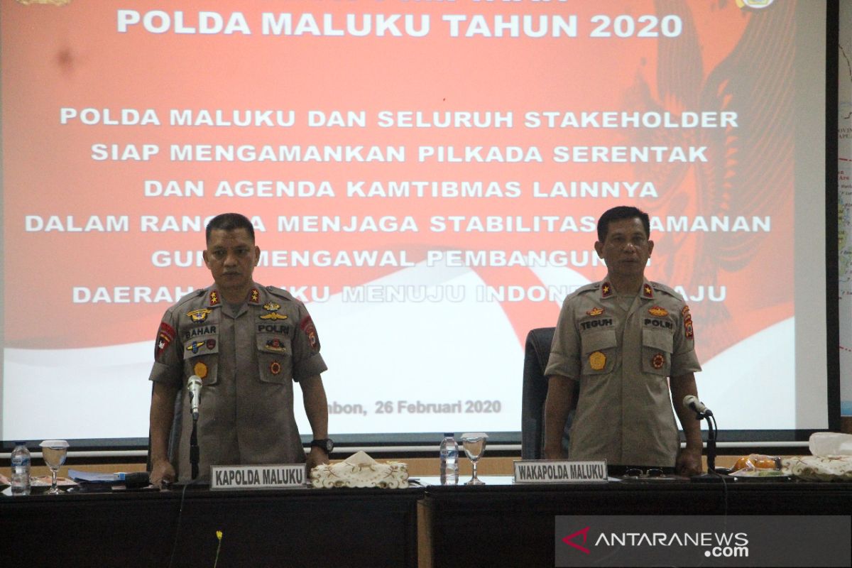 Kapolda: Pilkada di Maluku 2020 harus aman dan damai