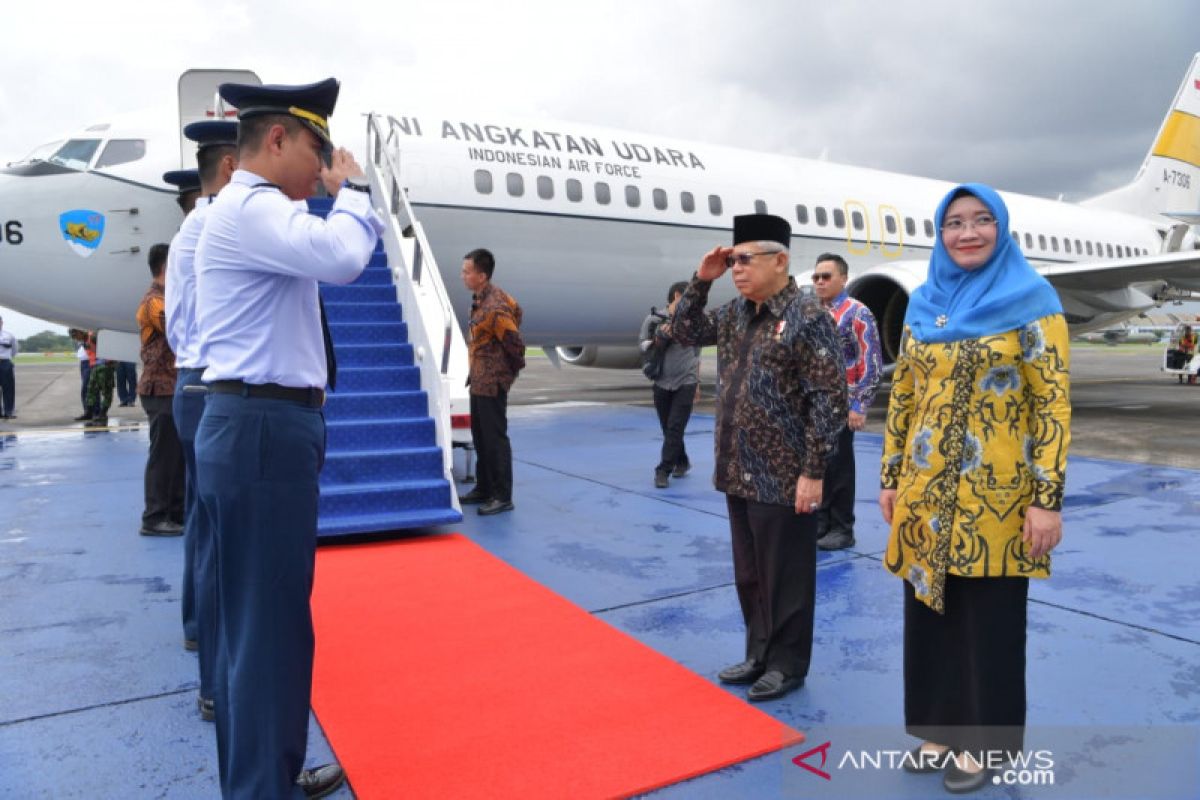Di Pangkal Pinang, Wapres hadiri Kongres Umat Islam Indonesia VII