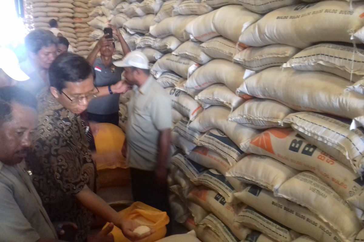 Stok beras Bulog Ternate 4.600 Ton