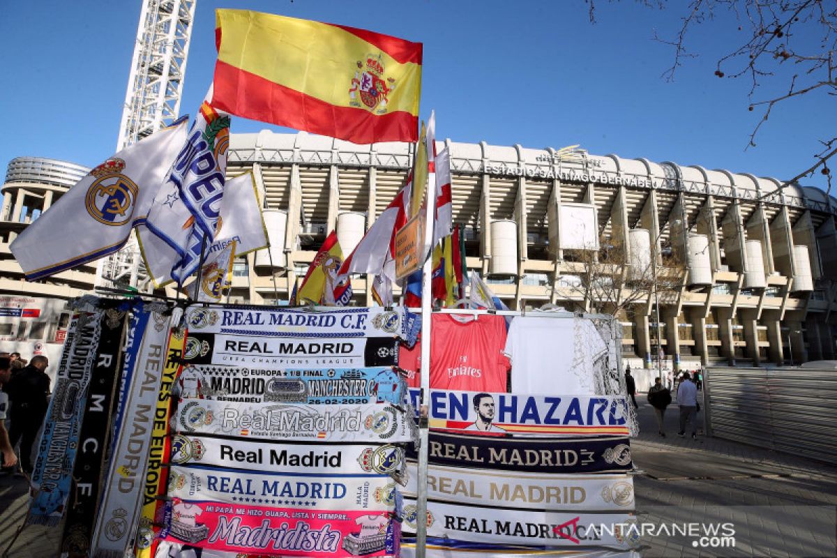 Real Madrid "sumbangkan" Santiago Bernabeu jadi pusat penyimpanan alat kesehatan