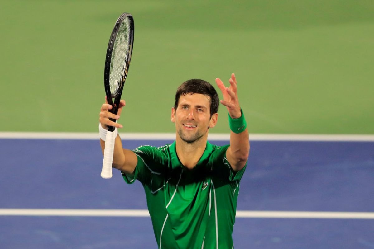 Novak Djokovic ke 8 besar Dubai, terlalu perkasa bagi Kohlschreiber