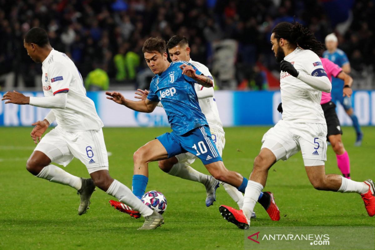 Gol semata wayang Lucas Tousart amankan kemenangan 1-0 Lyon atas Juventus