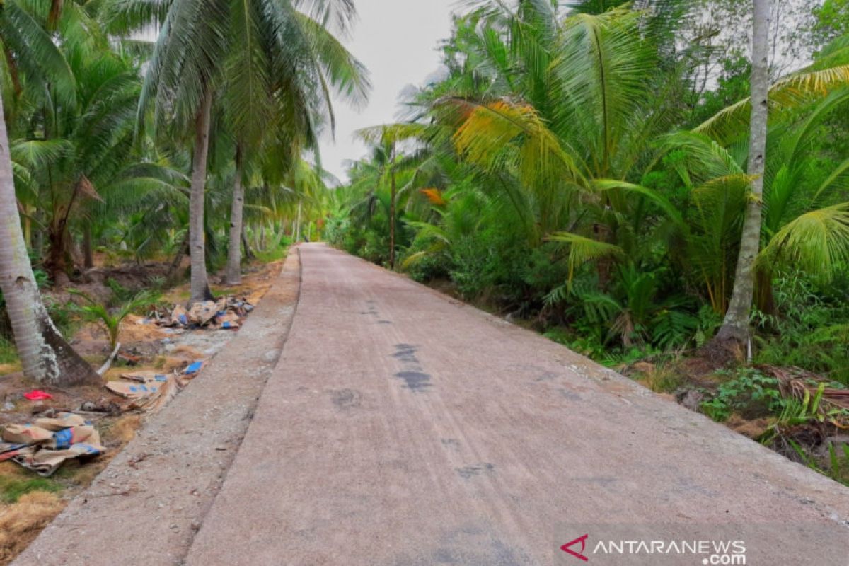 Kepri berhasil bangun jalan 7.776 meter dengan dana desa