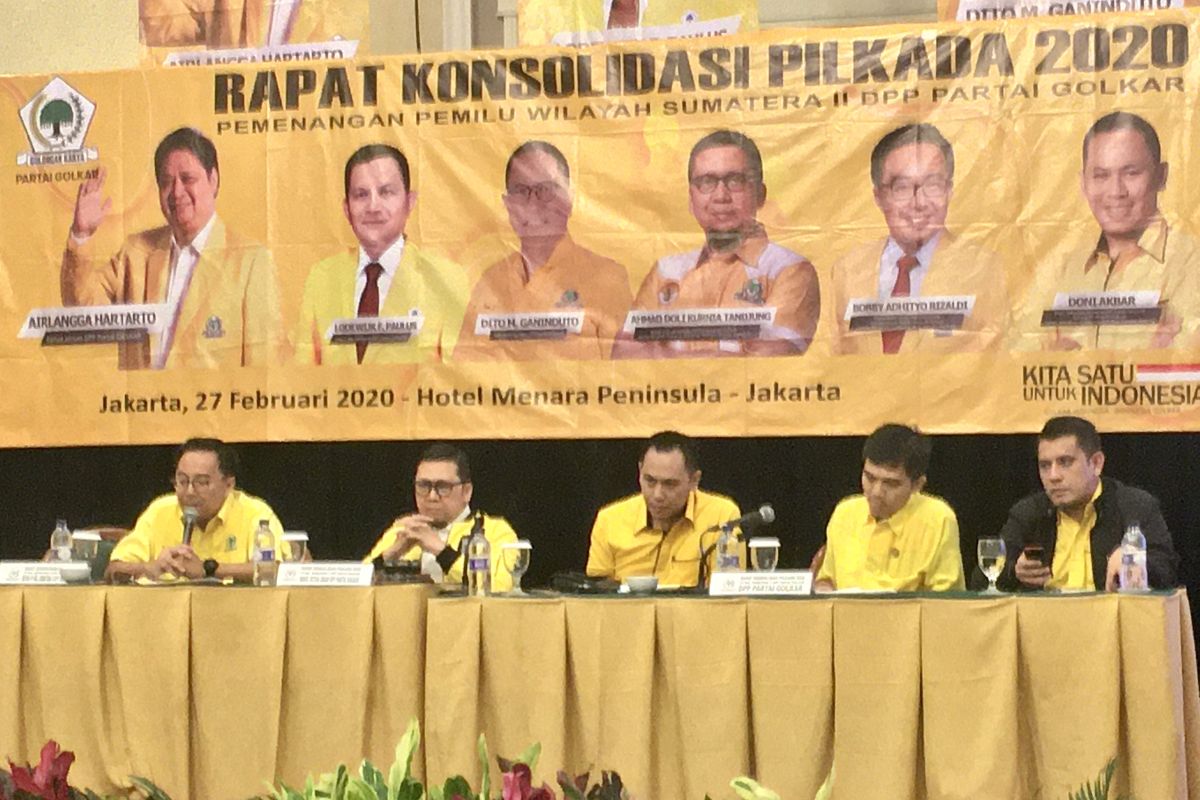 DPP Golkar akan rapat konsolidasi persiapan Pilkada 2020