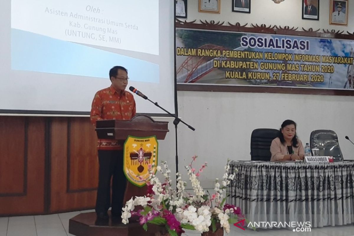 Bupati Gumas sampaikan pentingnya membentuk KIM