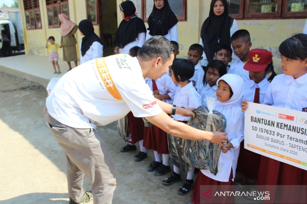ACT Sumut salurkan bantuan untuk sekolah di Tapanuli Tengah
