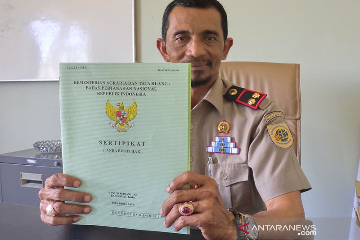 733 hektare tanah garapan di Aceh Tamiang sudah bersertifikat