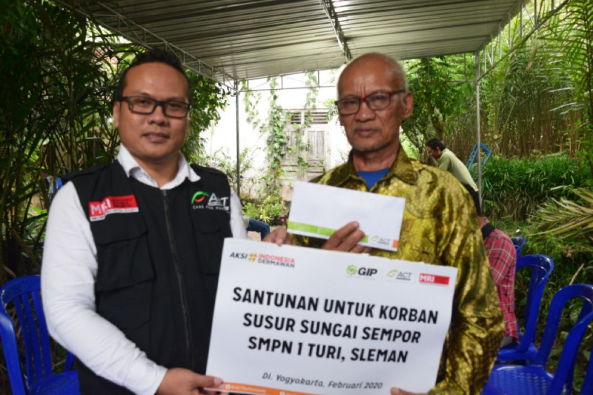 ACT berikan bantuan untuk keluarga korban susur Sungai Sempor