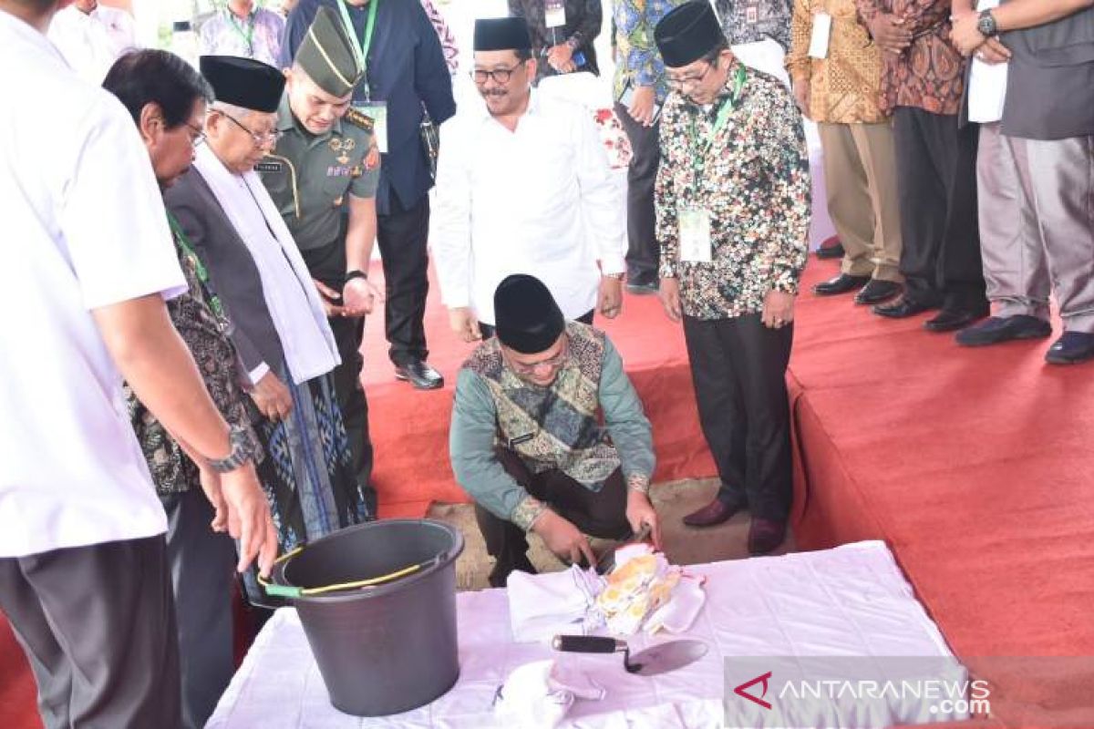 Wapres letakkan batu pertama pembangunan Kantor MUI Bangka Belitung