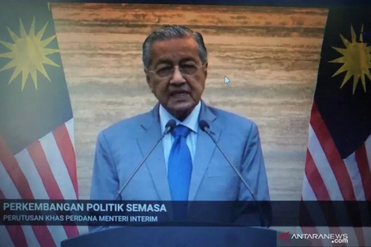 PM Mahathir hadap Raja Malaysia