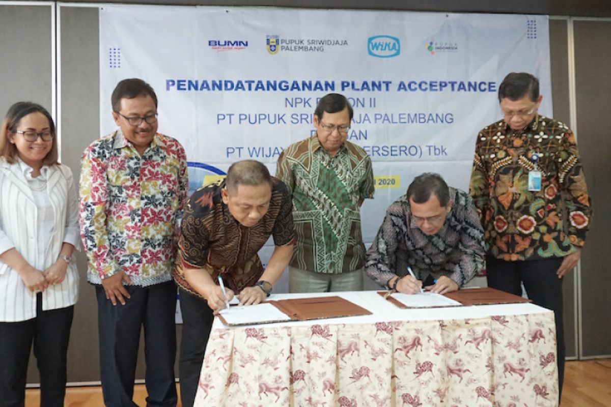 Pusri siap operasikan pabrik NPK Fusion  II Palembang