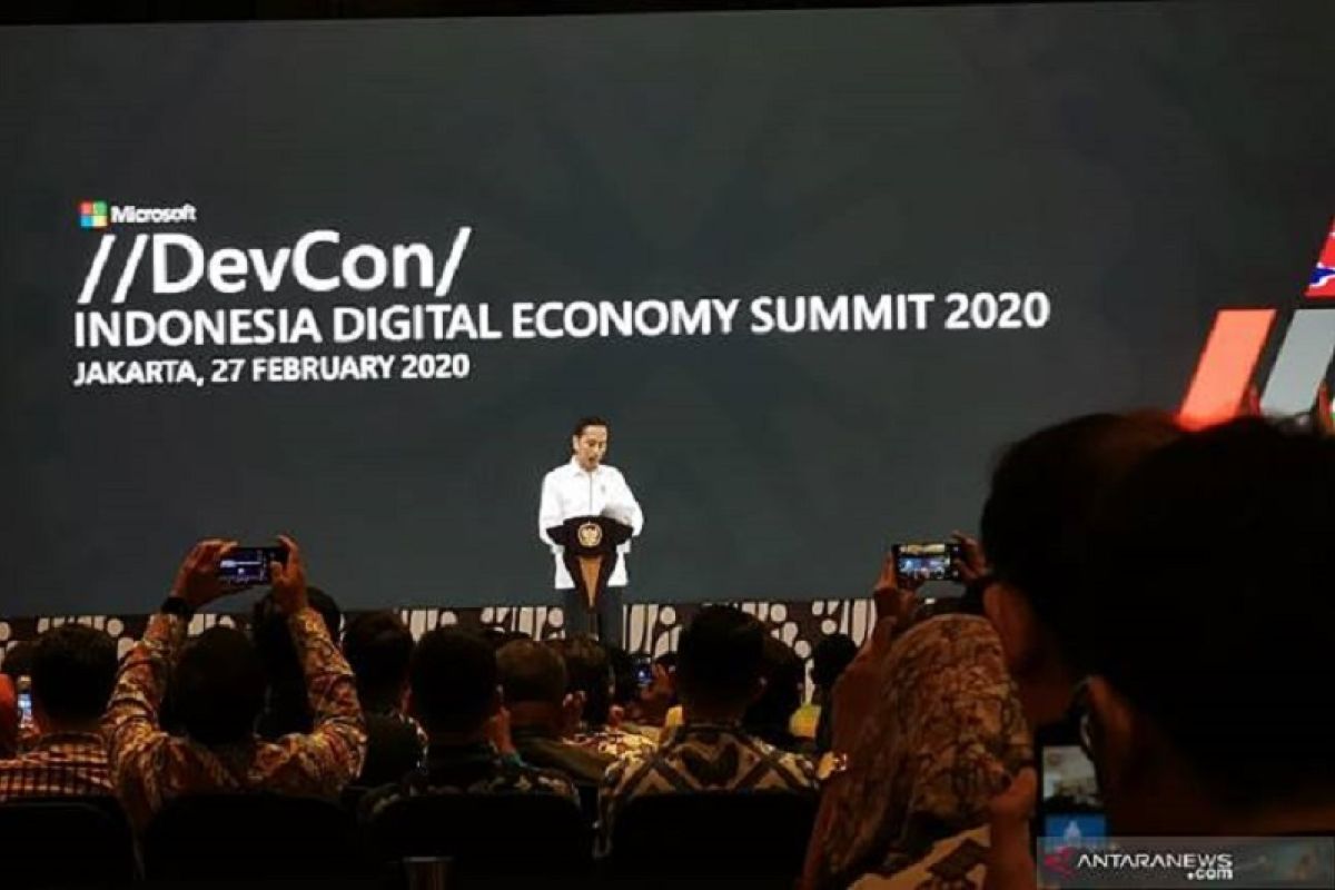 Presiden Joko Widodo harap Indonesia bukan hanya konsumen teknologi
