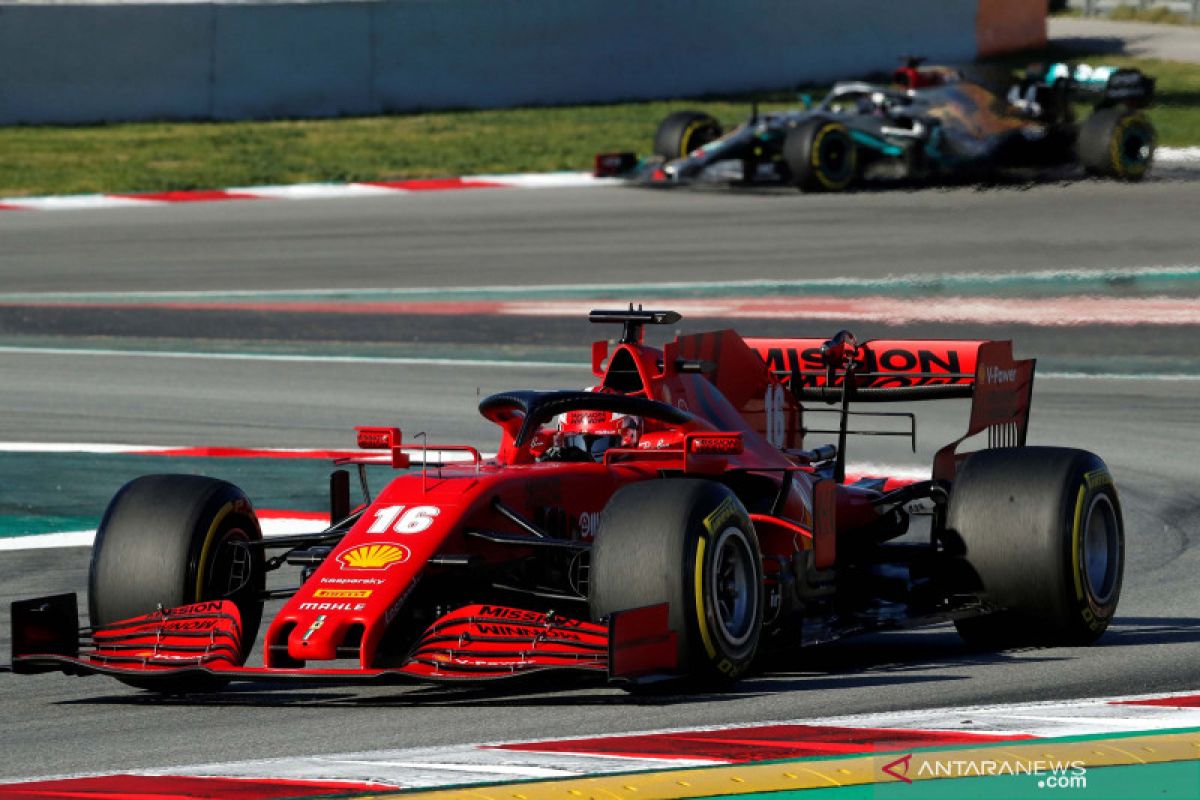 Pebalap Ferrari Charles Leclerc juarai balap F1 virtual China