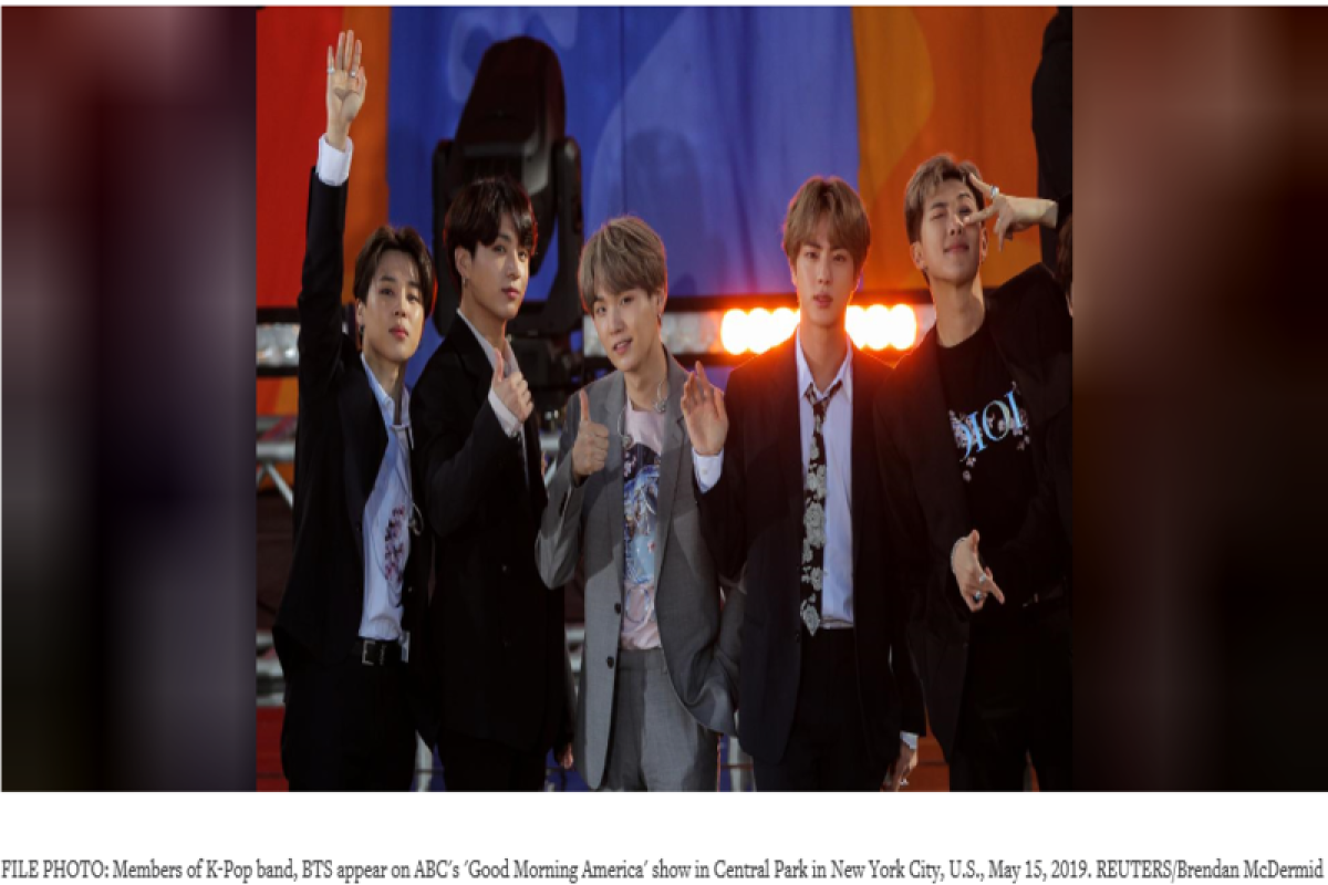 Boy band Korea Selatan BTS batalkan konser di Seoul karena kekhawatiran virus corona