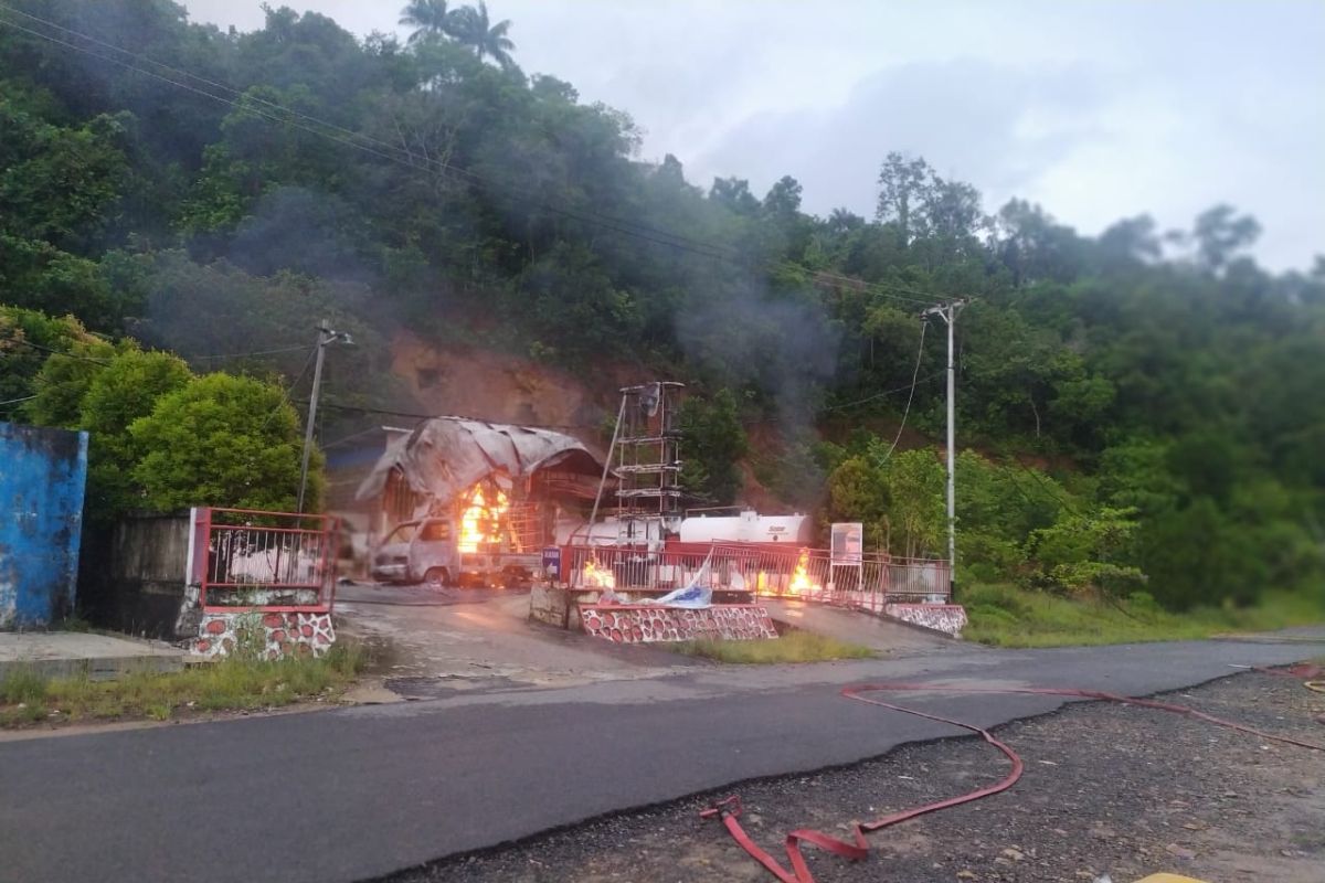 SPBBN Sukadana terbakar