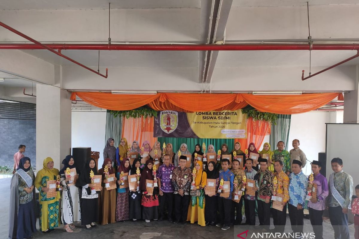 Lomba bercerita dan perpustakaan Se-kabupaten HST, inilah pemenangnya