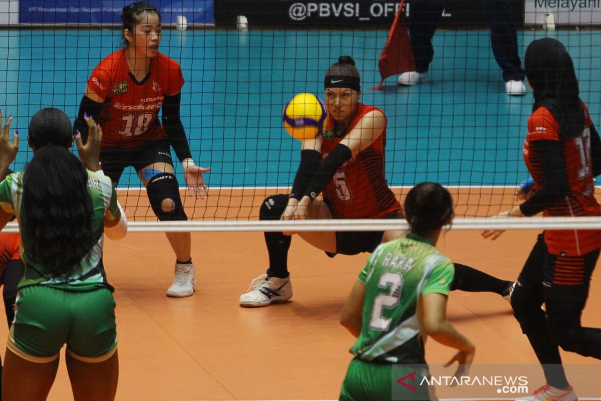 Proliga 2020: GJP menyerah 0-3 dari Pertamina Energi