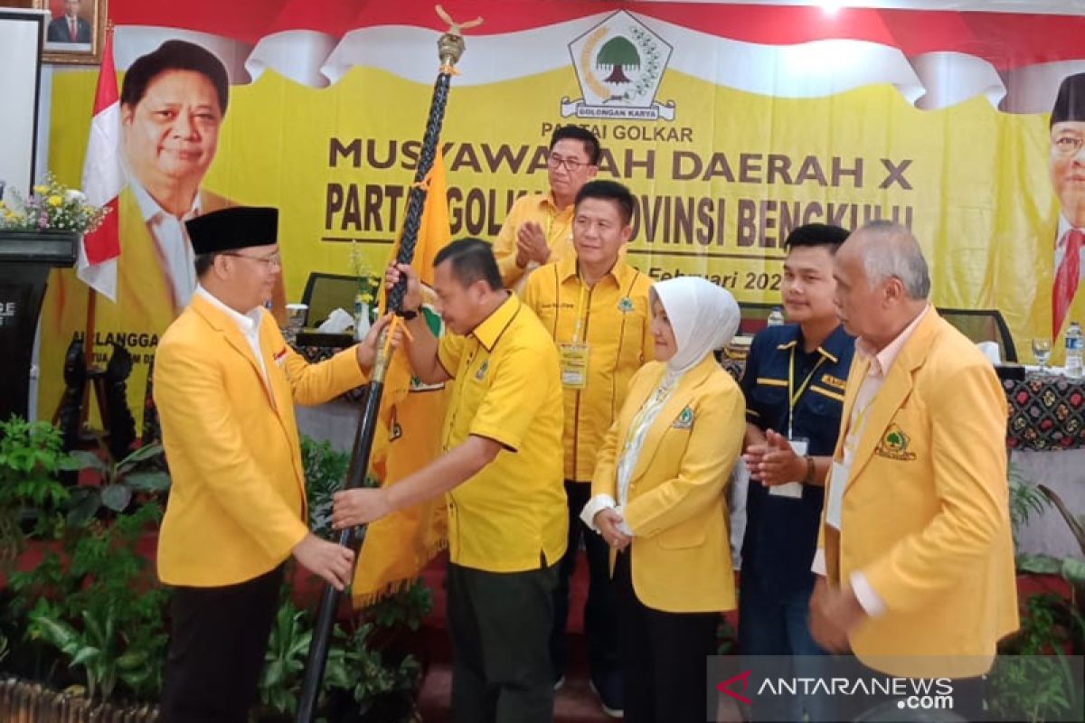 Rohidin kembali pimpin Golkar Bengkulu