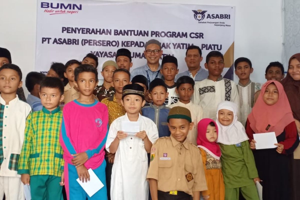 ASABRI Cabang Aceh santuni anak yatim di Banda Aceh