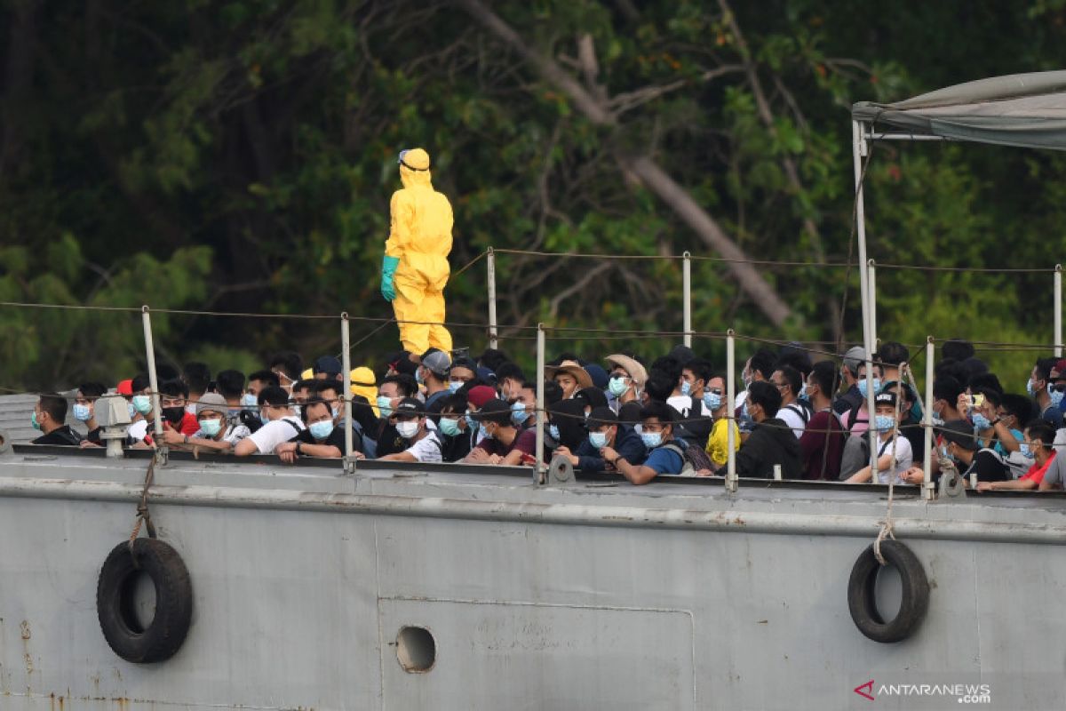 12 ABK kapal dikarantina di kapal antisipasi Covid-19