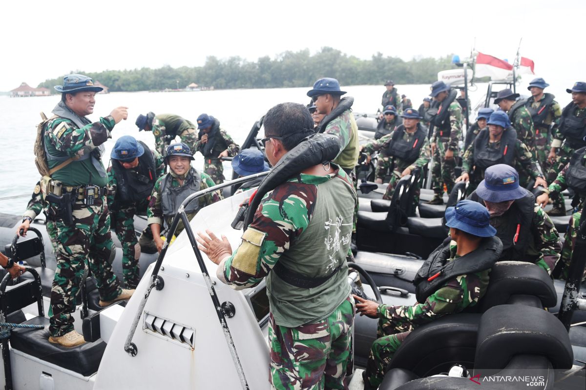 68 personel Kopaska siaga amankan perairan Pulau Sebaru