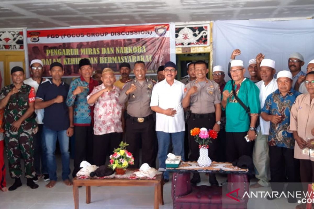 Polresta Ambon sosialisasi bahaya miras