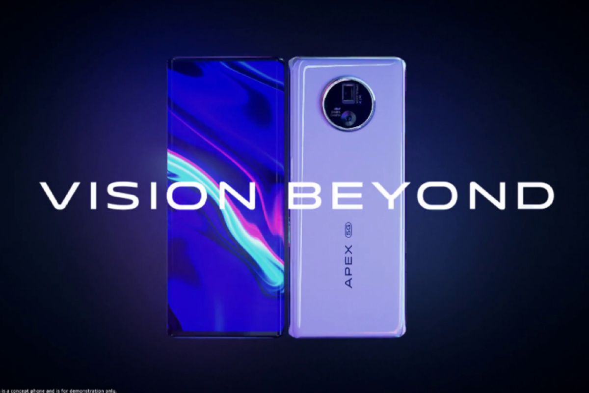 Vivo perkenalkan APEX 2020 dengan fitur revolusioner dan futuristik