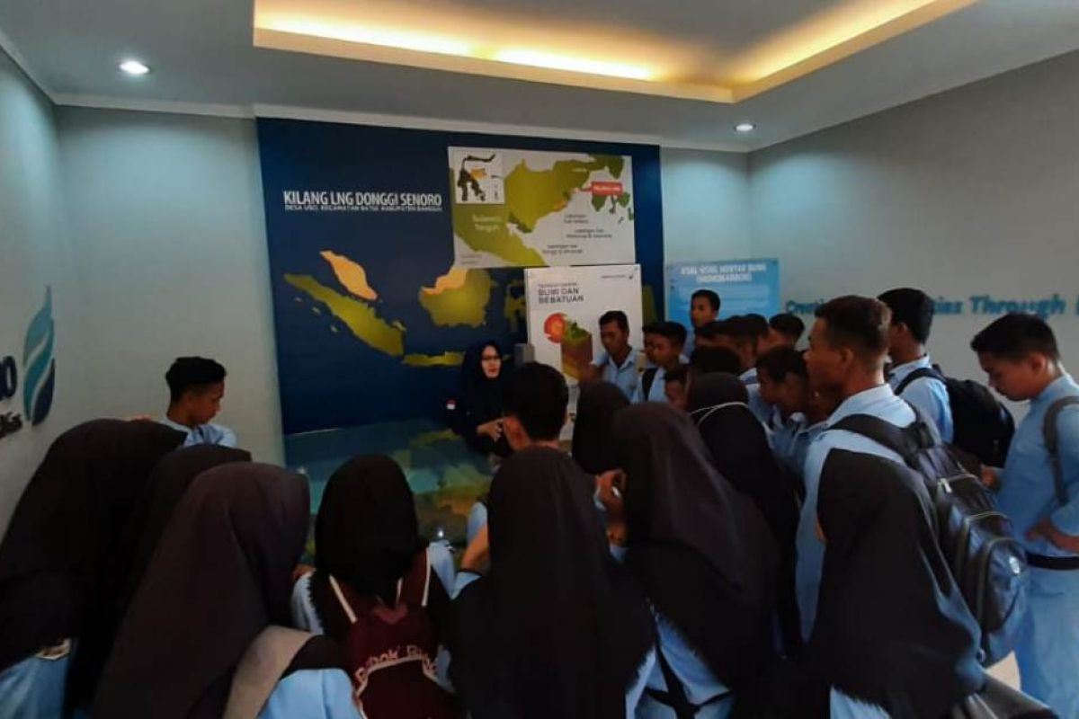 Siswa SMK Negeri Toili kunjungi Pusat Informasi Migas (PIM) DSLNG
