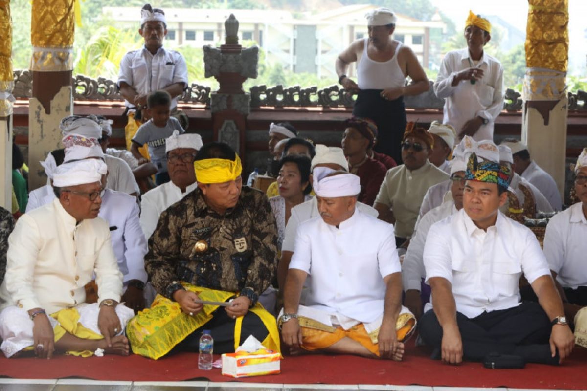 Ribuan umat Hindu di Lampung gelar prosesi Puja Wali